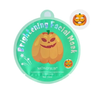 Mascarilla Facial TEMPORADA CALABAZA (iluminadora & antiedad) 24ml, Pack 5pzs